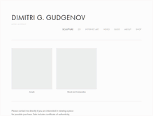 Tablet Screenshot of dimitrigudgenov.com